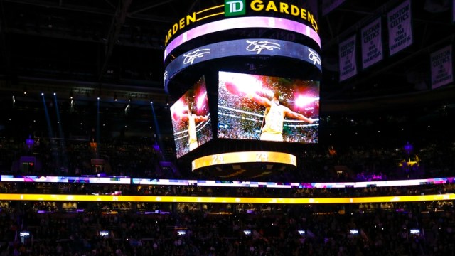 TD Garden remembers Kobe Bryant