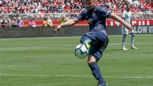 Manchester United defender Luke Shaw (23)