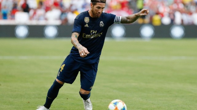 Real Madrid defender Sergio Ramos (4)