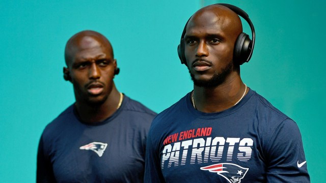 New England Patriots Jason McCourty and Devin McCourty