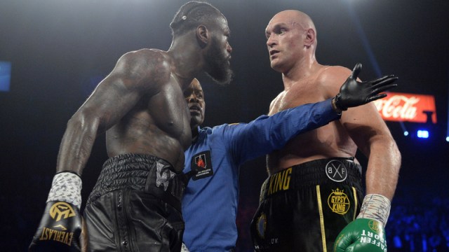 Professional Boxers Deontay Wilder And Tyson Fury