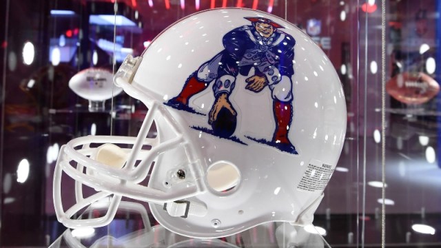 Vintage New England Patriots helmet