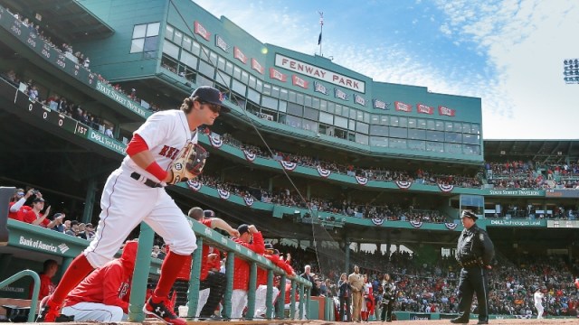 Boston Red Sox left fielder Andrew Benintendi