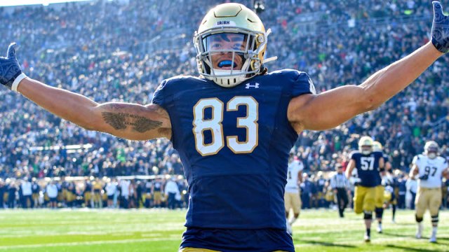 Notre Dame wide receiver Chase Claypool