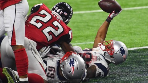 James White Celebrates In Disney World After Patriots Win 