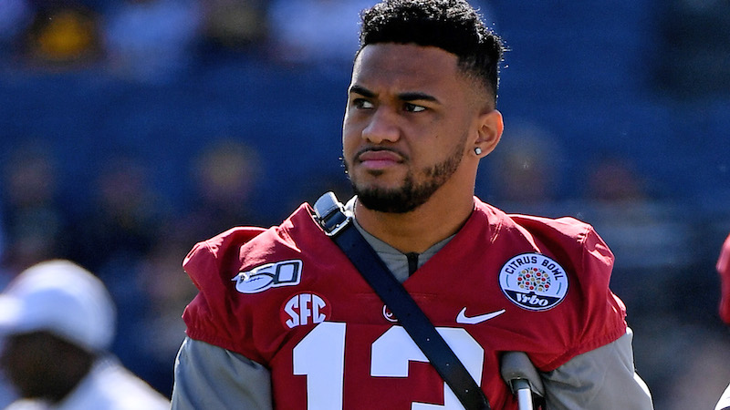 Peter King mock draft: Patriots trade up for Alabama QB Tua