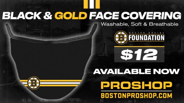 Boston Bruins face covering