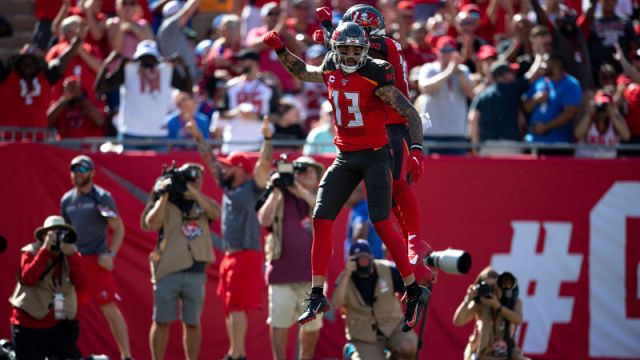 Tampa Bay Buccaneers wide receivers Mike Evans and Chris Godwin