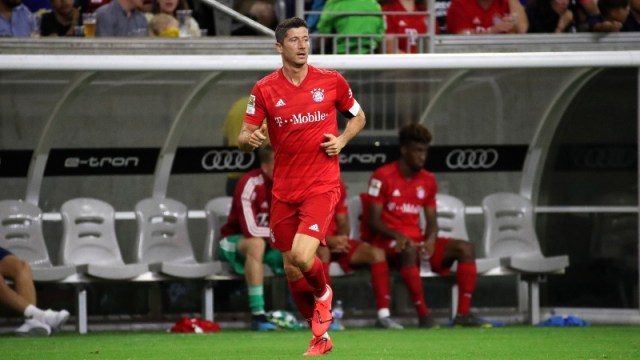 Bayern Munich striker Robert Lewandowski
