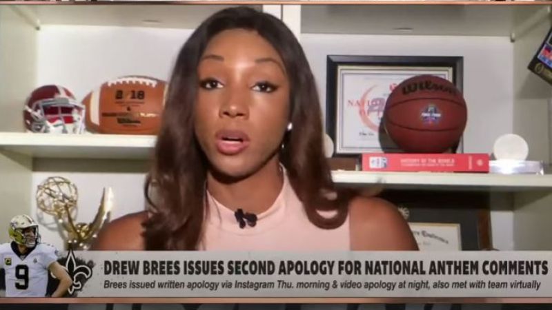 ESPN's Maria Taylor Calls Out Drew Brees With Very 