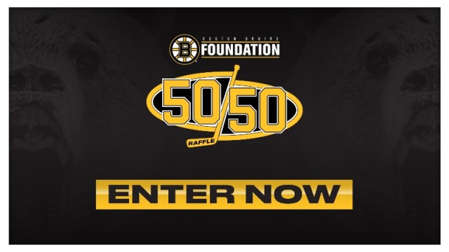 Bruins Foundation 50/50 raffle