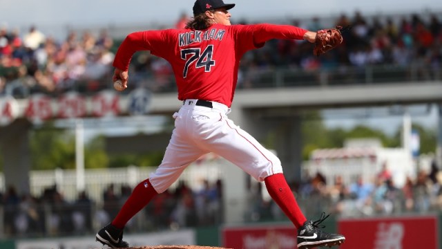 Boston Red Sox pitcher Mike Kickham