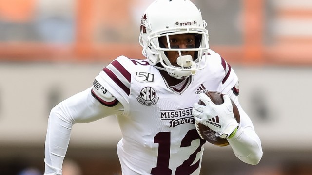 Mississippi State Bulldogs wide receiver Isaiah Zuber