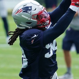 New England Patriots safety Kyle Dugger