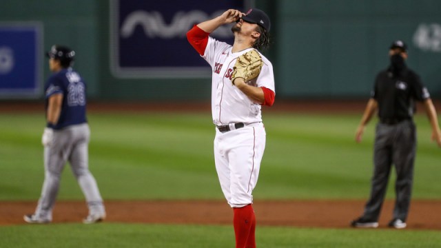 Boston Red Sox starting pitcher Zack Godley