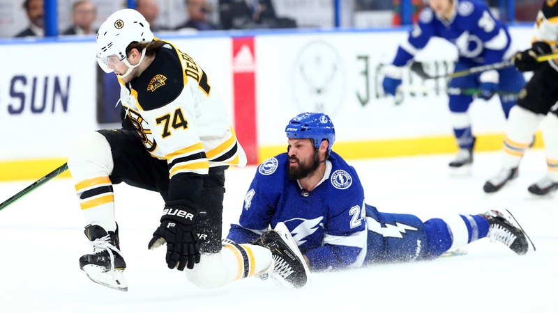 Bruins' Jake DeBrusk Had Himself Huge Game Vs. Lightning In March ...