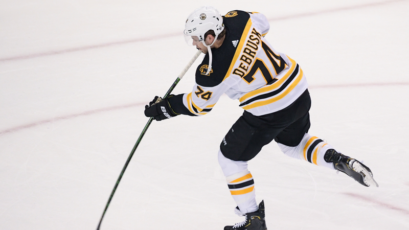 Jake DeBrusk Gets Bruins On Board Vs. Hurricanes With Breakaway Goal ...