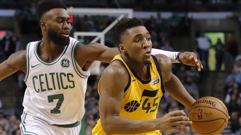 Morning sports update: Donovan Mitchell, Jaylen Brown joke about