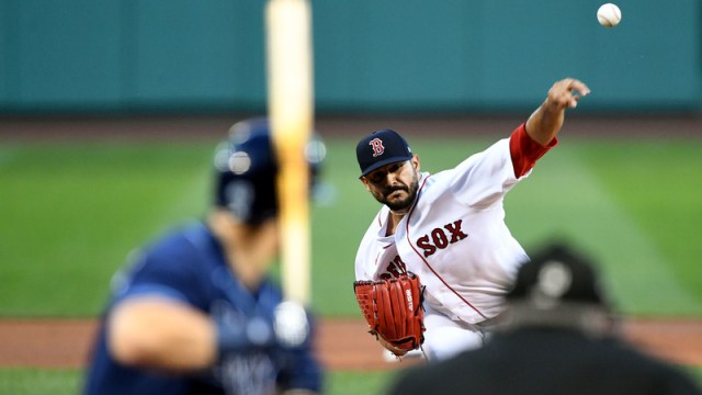 Boston Red Sox starting pitcher Martin Perez