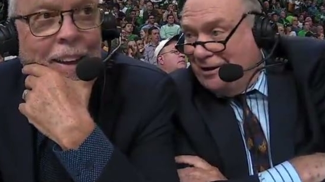 Celtics broadcaster Tommy Heinsohn