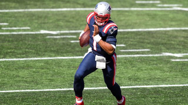 New England Patriots quarterback Cam Newton