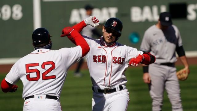Boston Red Sox first baseman Michael Chavis