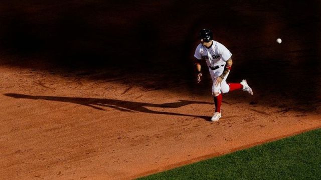 Boston Red Sox first baseman Michael Chavis