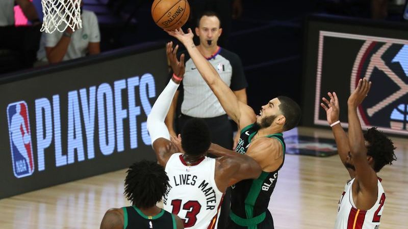 Bam Adebayo Had Simple Reaction To Game-Saving Block On Jayson Tatum ...