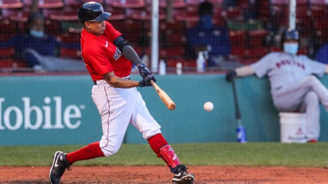 Boston Red Sox Left Fielder Yairo Munoz