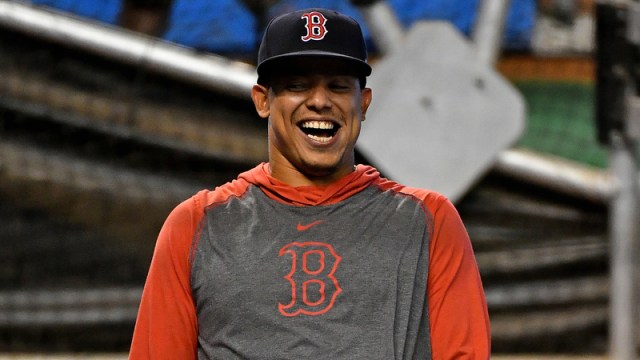 Boston Red Sox utility player Yairo Munoz