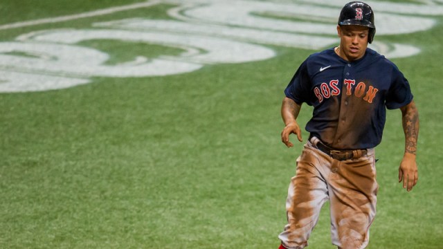 Boston Red Sox infielder Yairo Munoz
