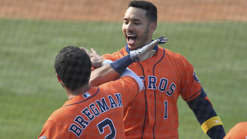 Astros' Alex Bregman, Carlos Correa watched 2004 Boston Red Sox highlights  as motivation before forcing Game 7 in ALCS 