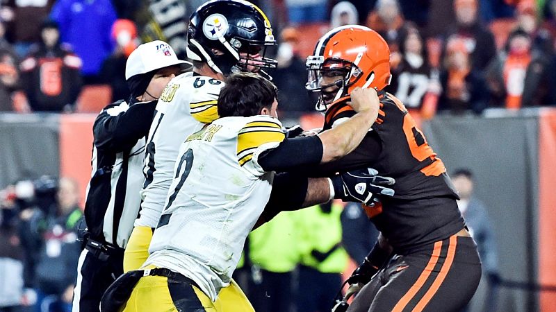 Myles Garrett Open To Mending Fences With Mason Rudolph After 2019 Brawl 