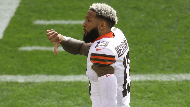 Browns' WR Odell Beckham could have serious knee injury; MRI scheduled