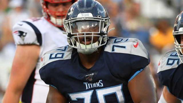 Tennessee Titans defensive tackle Isaiah Mack
