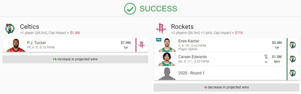 Boston Celtics-Houston Rockets trade