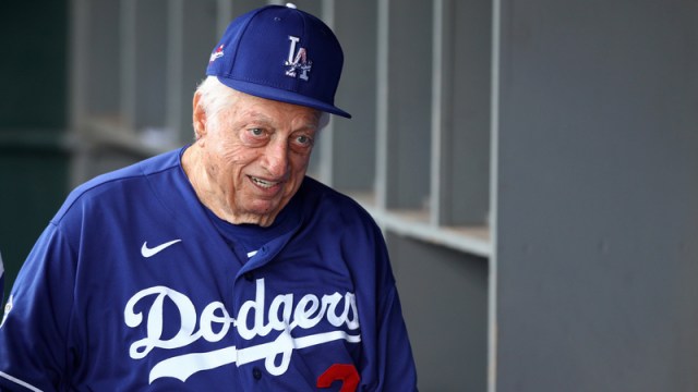 Hall Of Fame Manager Tommy Lasorda