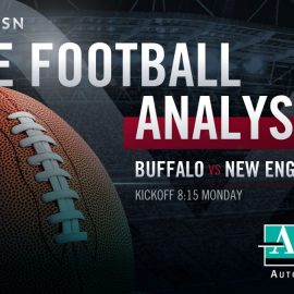 Amica Live Football Analysis NE vs BUF 8:15pm Monday