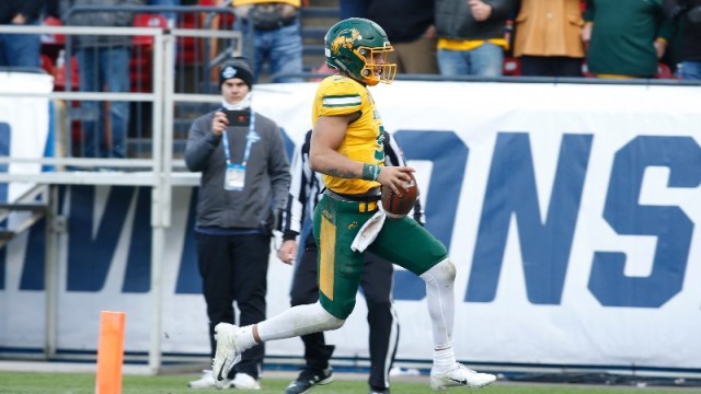 North Dakota State Bison quarterback Trey Lance