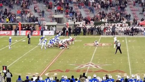 Alabama high school football game between Thompson against Auburn