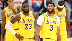 Los Angeles Lakers forward LeBron James, Anthony Davis