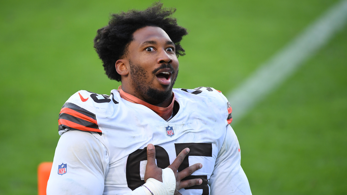 Cleveland Browns star Myles Garrett wins team's 2020 Walter Payton