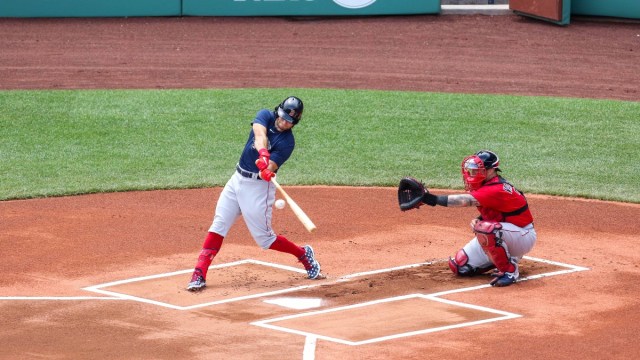 Boston Red Sox left fielder Andrew Benintendi