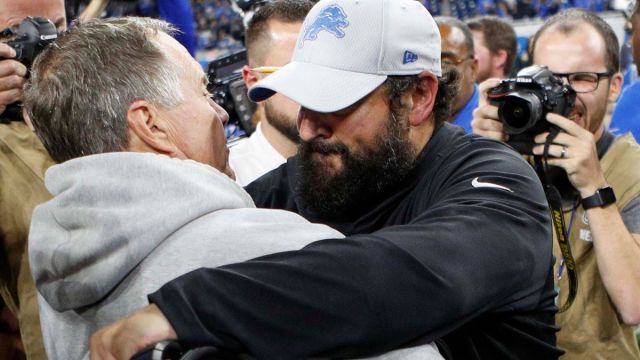 New England Patriots coach Bill Belichick, Former Detroit Lions head coach Matt Patricia
