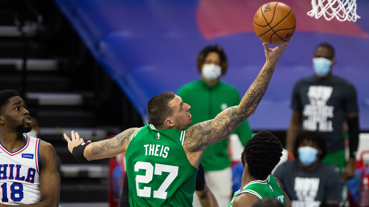 our guy Daniel Theis in Patriots gear.. is he planning a return? :  r/bostonceltics