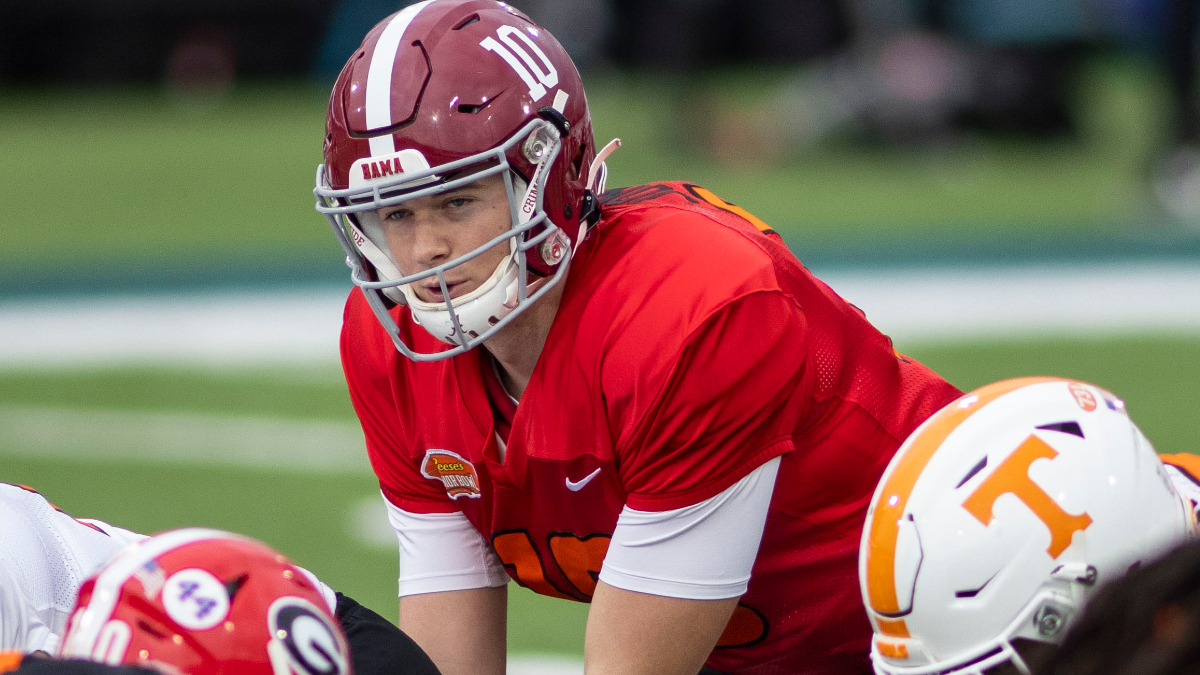 This potential target of the Patriots’ QB is impressing in the practice of the Senior Bowl