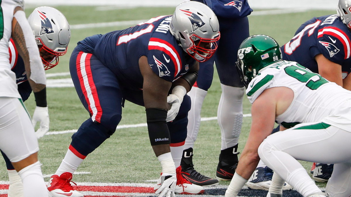 Patriots' Mike Onwenu Named To PFWA All-Rookie Team - CBS Boston