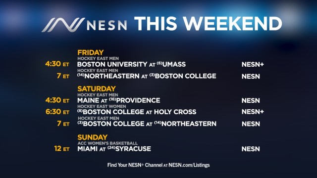 College sports on NESN networks