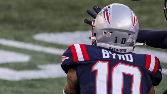 New England Patriots wide receiver Damiere Byrd
