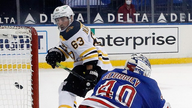 Boston Bruins winger Brad Marchand overtime goal vs. New York Rangers